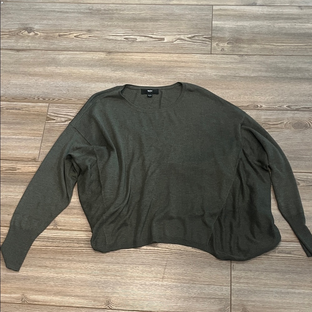 Wesc Olive Green Women's Crew Neck Sweater